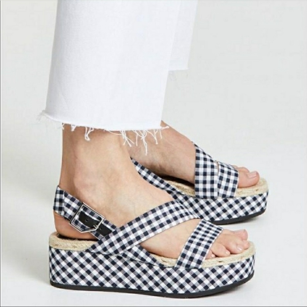 Rag & Bone Megan checkered Espadrilles sandals